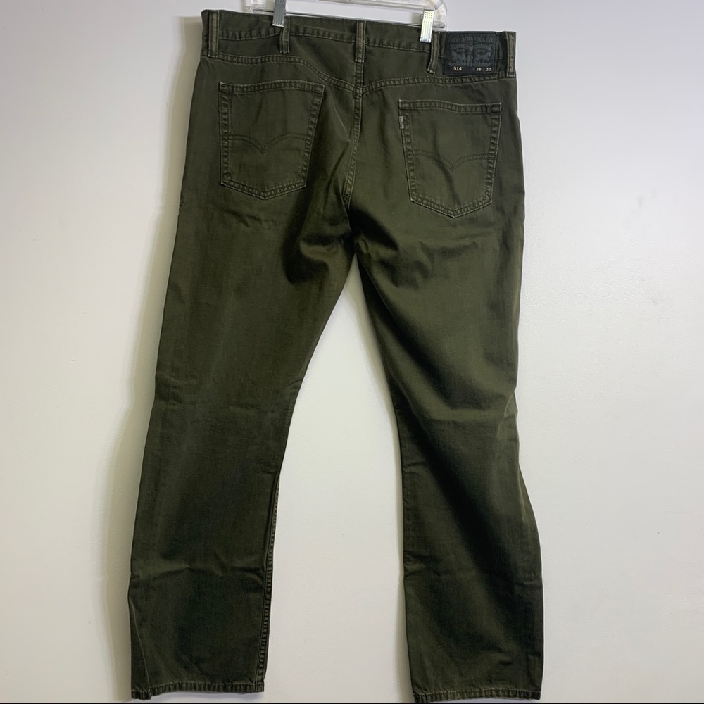Levi Strauss & Co. 514 Men’s Straight Fir W 38 L 32 Olive green